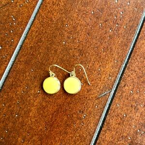 Lia Sophia Gild and Yellow Earings